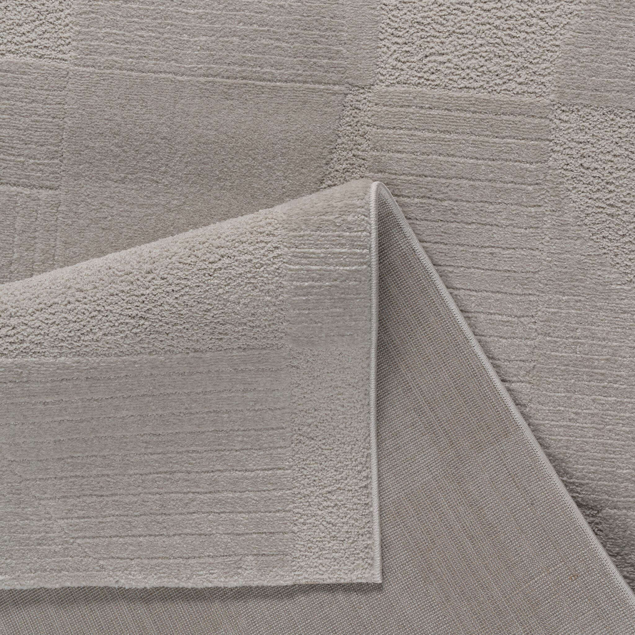 Vivant Japandi Abstract - Vloerkleed Laagpolig - Taupe Beige