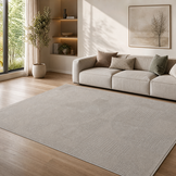 Vivant Japandi Abstract - Vloerkleed Laagpolig - Taupe Beige