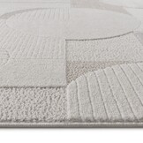 Vivant Japandi Abstract - Vloerkleed Laagpolig - Creme Multi
