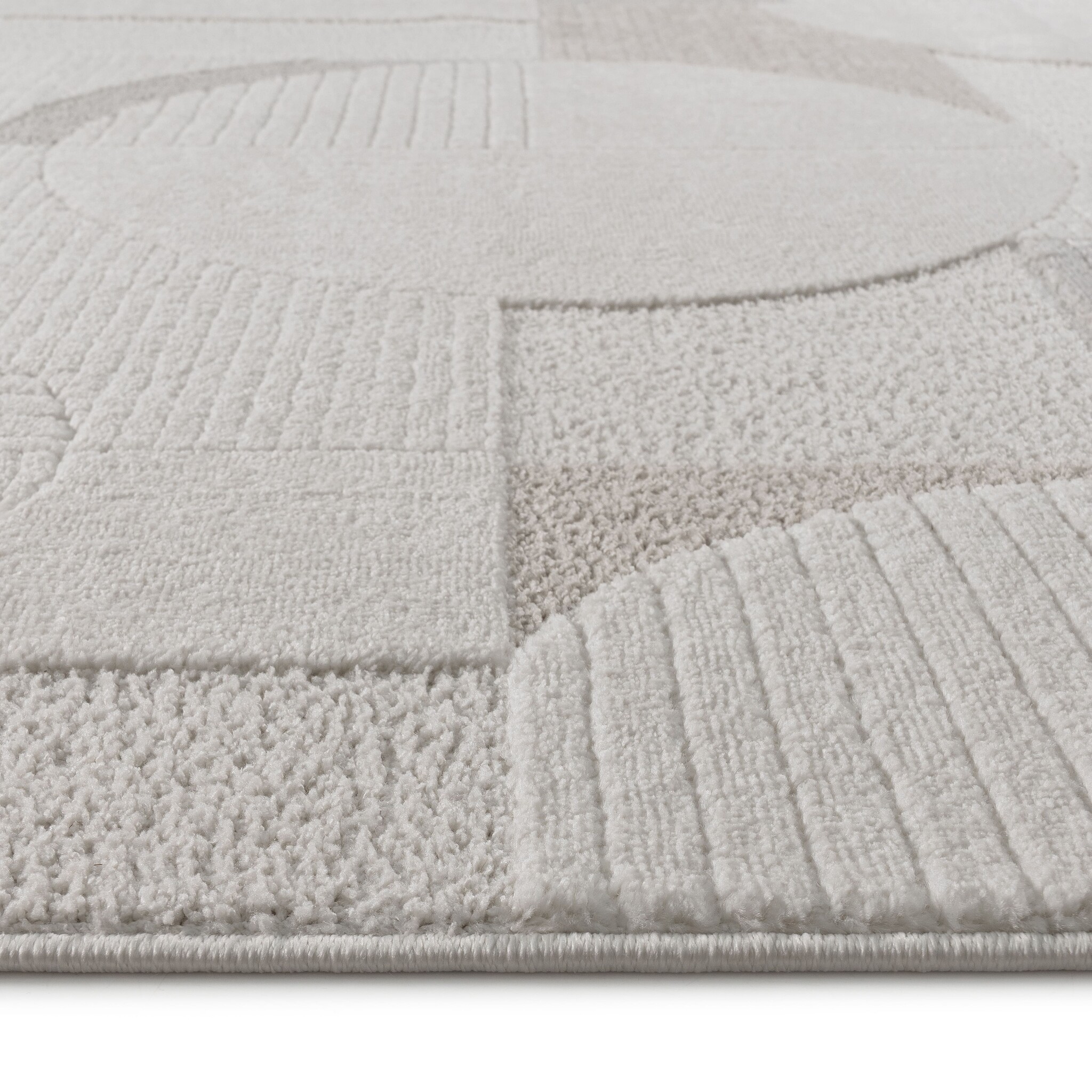 Vivant Japandi Abstract - Vloerkleed Laagpolig - Creme Multi