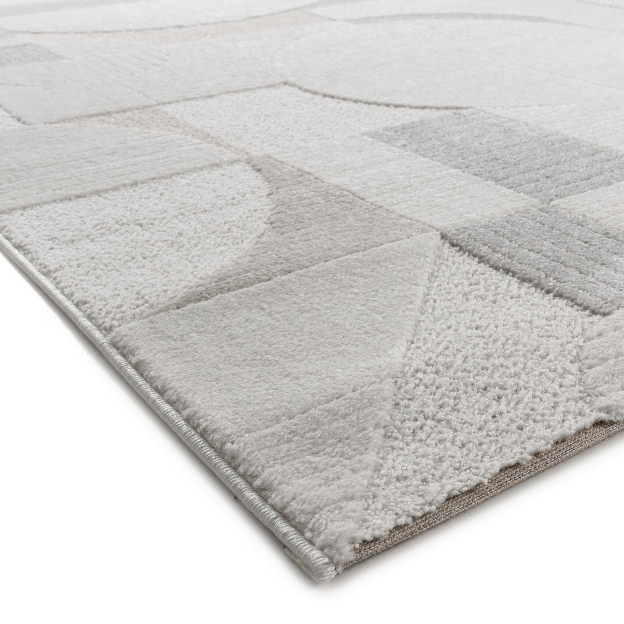 Vivant Japandi Abstract - Vloerkleed Laagpolig - Creme Multi