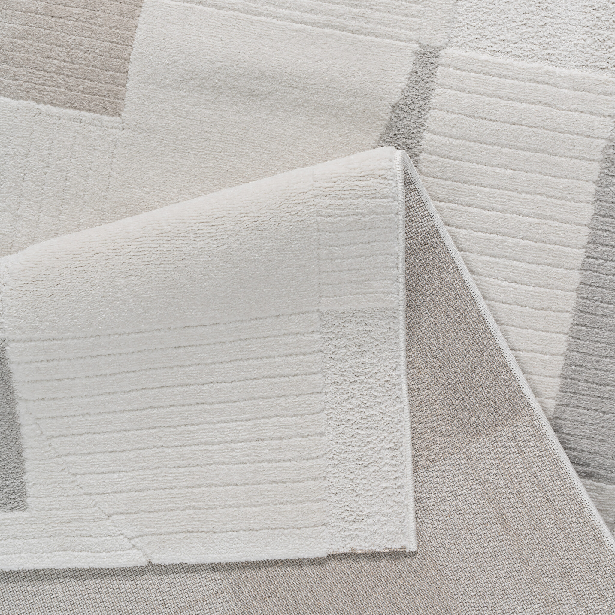 Vivant Japandi Abstract - Vloerkleed Laagpolig - Creme Multi