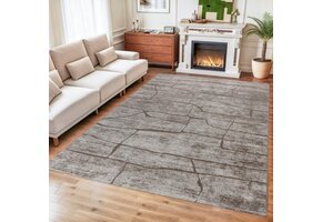 Vivant Marmer - Vloerkleed Laagpolig - Taupe Beige