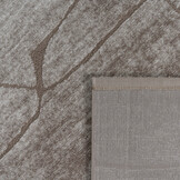 Vivant Marmer - Rond Vloerkleed Laagpolig - Taupe Beige