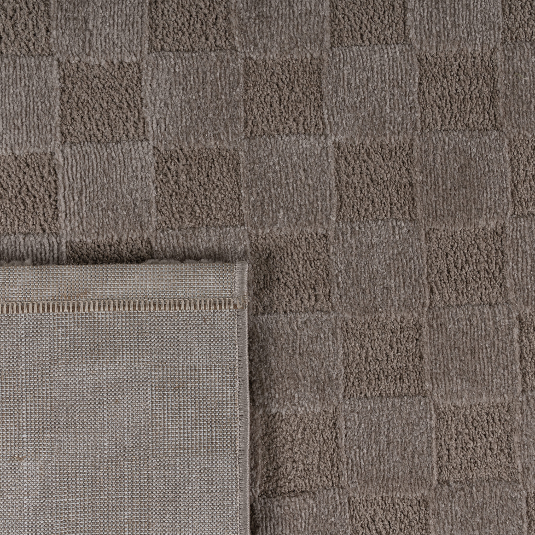 Vivant Chesterfield - Vloerkleed Laagpolig Effen - Taupe