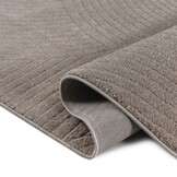 Vivant Japandi Art - Vloerkleed Laagpolig Effen - Taupe