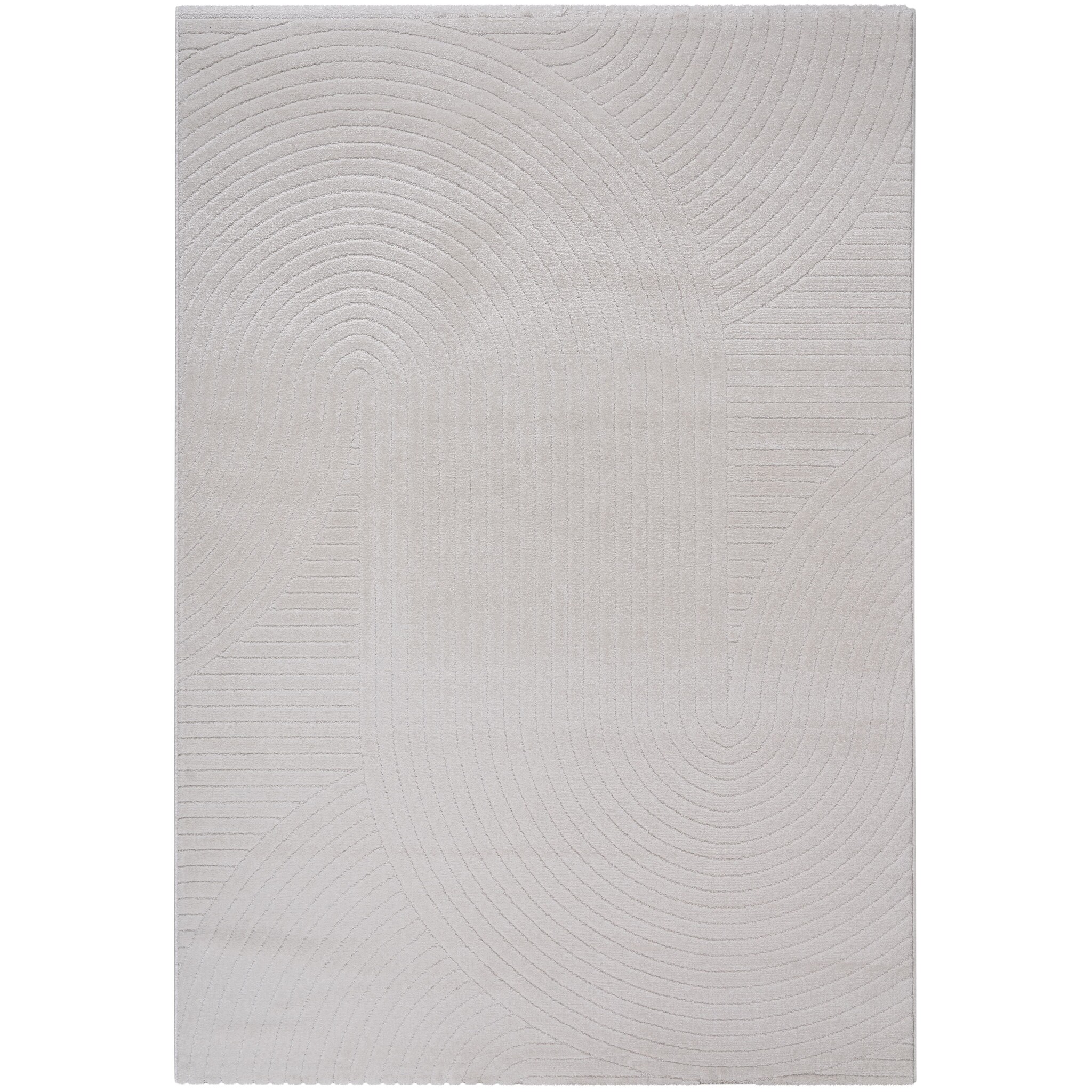 Vivant Japandi Art - Vloerkleed Laagpolig Effen - Creme