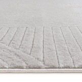 Vivant Japandi Art - Vloerkleed Laagpolig Effen - Creme