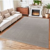 Vivant Japandi Art - Vloerkleed Laagpolig Effen - Beige