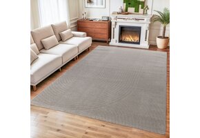 Vivant Japandi Art - Vloerkleed Laagpolig Effen - Beige
