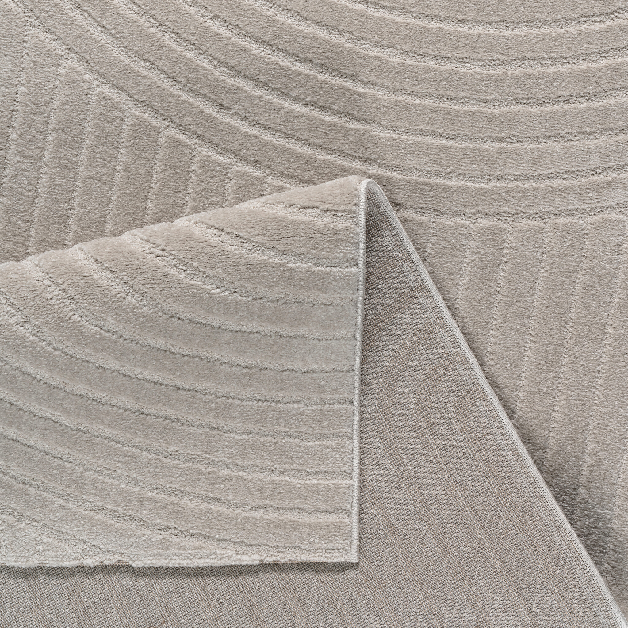 Vivant Japandi - Vloerkleed Laagpolig Effen - Beige