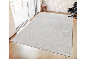 Vivant Japandi - Vloerkleed Laagpolig Effen - Creme