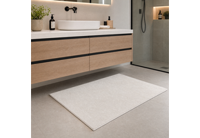 Samba Fluffy Badmat Wasbaar & Anti-slip Groen Creme