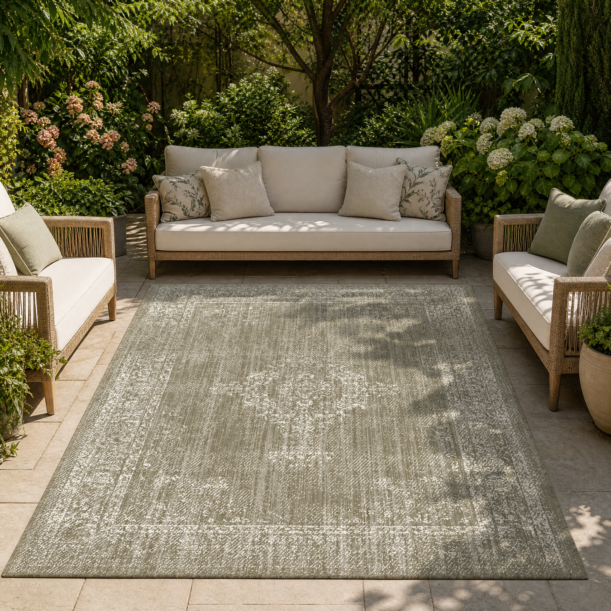 Buitenkleed - Brussels Vintage Linnen Beige