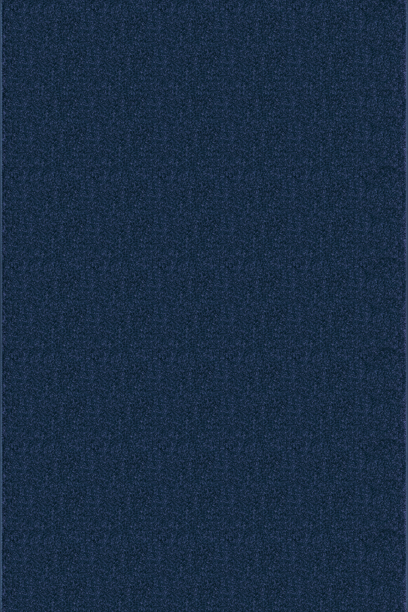 Uni Effen Laagpolig Vloerkleed Modern Donker Blauw Navy