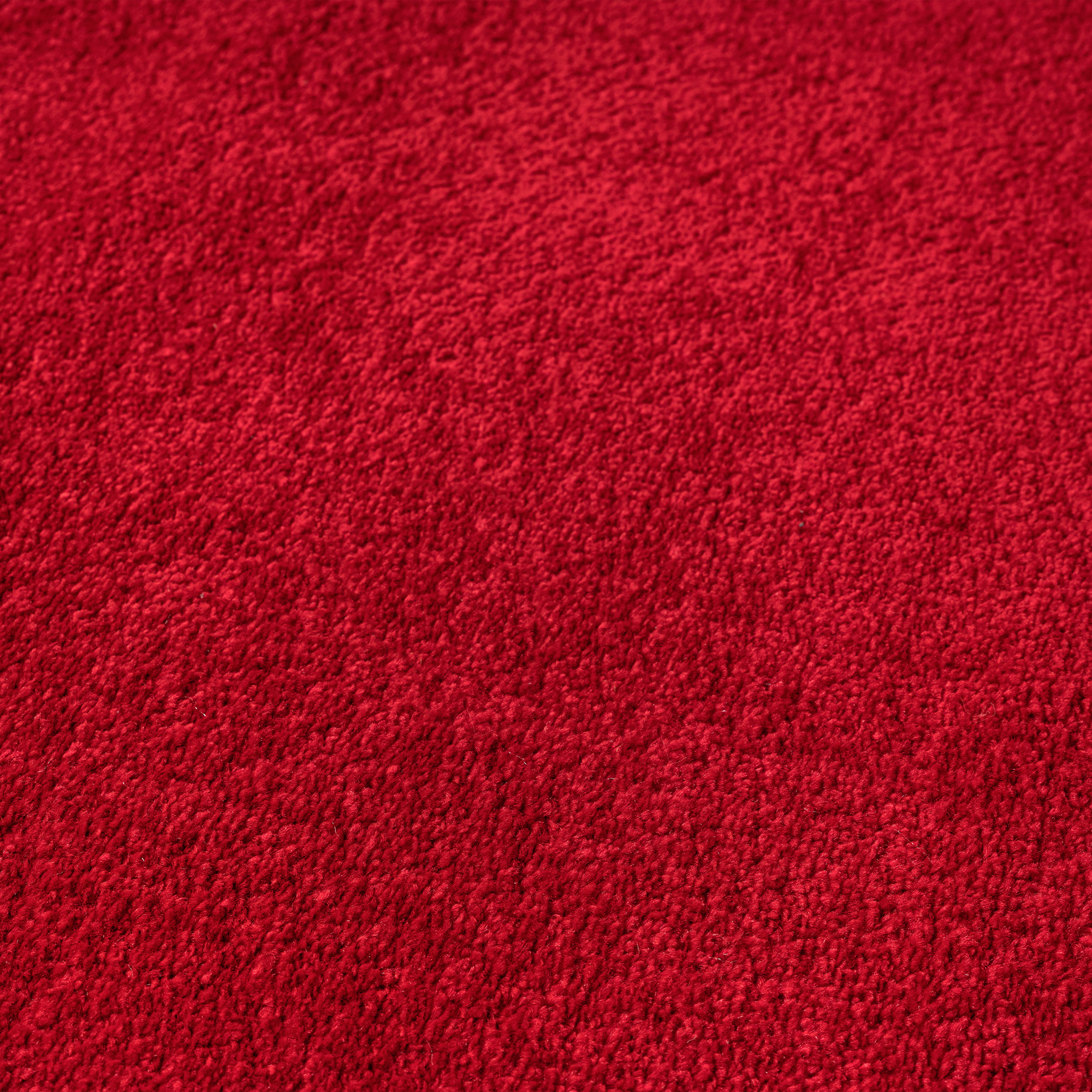 Uni Effen Laagpolig Vloerkleed Modern Rood