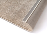 Uni Effen Laagpolig Vloerkleed Modern Beige