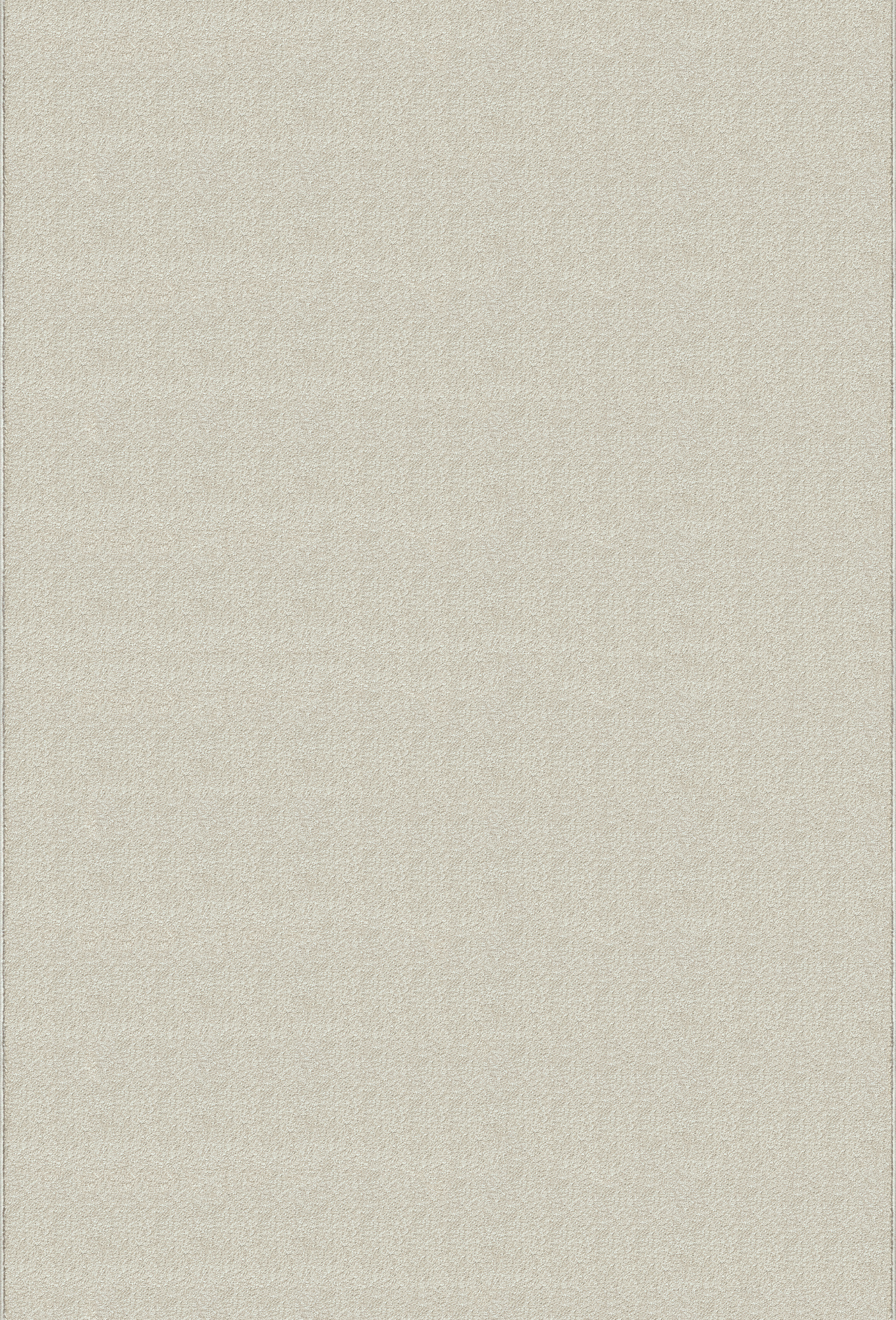 Uni Effen Laagpolig Vloerkleed Modern Creme