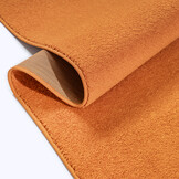 Uni Effen Laagpolig Vloerkleed Modern Oranje