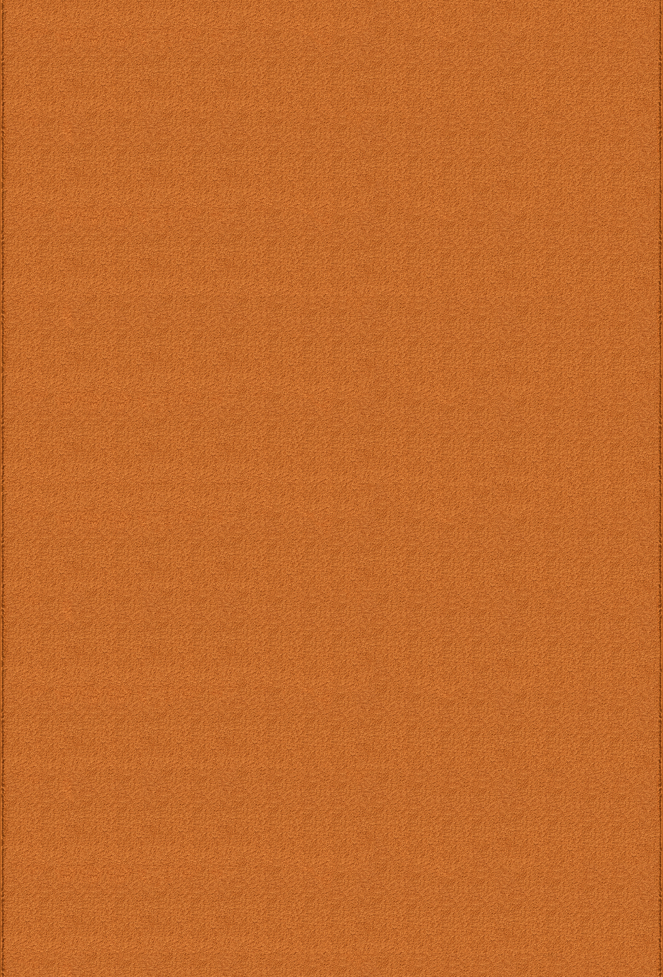 Uni Effen Laagpolig Vloerkleed Modern Oranje
