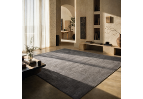 Soft Luxe Velvet - Laagpolig Vloerkleed - Effen - Zilver