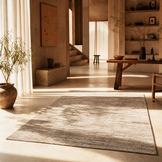 Mirage Shaggy Hoogpolig Vloerkleed Beige/Crème