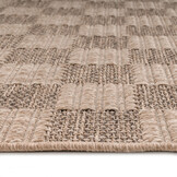 Sahara Rond Buitenkleed Jute-Look Weerbestendig Vloerkleed Beige
