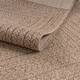 Sahara Rond Buitenkleed Jute-Look Weerbestendig Vloerkleed Beige