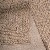 Sahara Rond Buitenkleed Jute-Look Weerbestendig Vloerkleed Beige