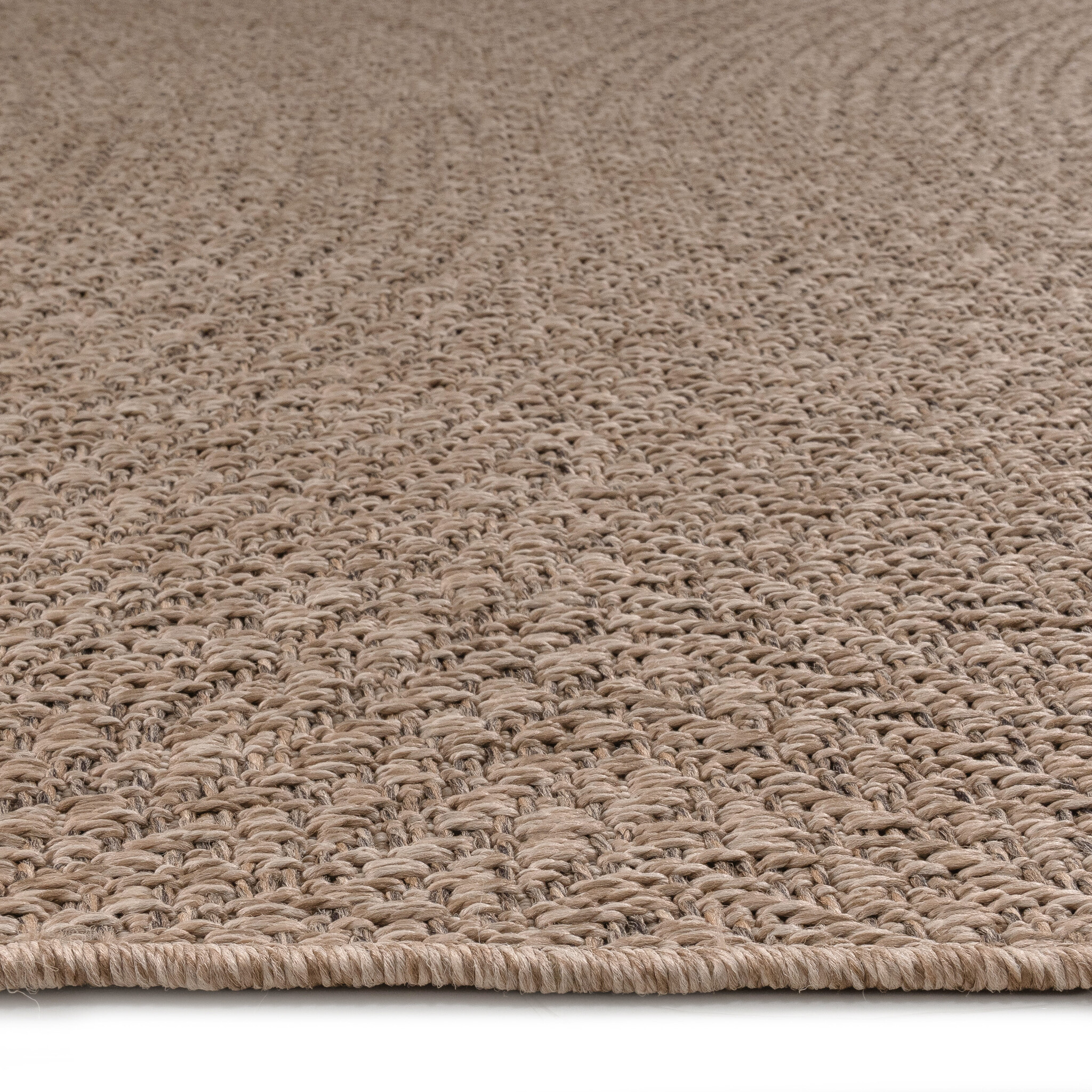 Sahara Japandi Buitenkleed Jute-Look Weerbestendig Vloerkleed Beige