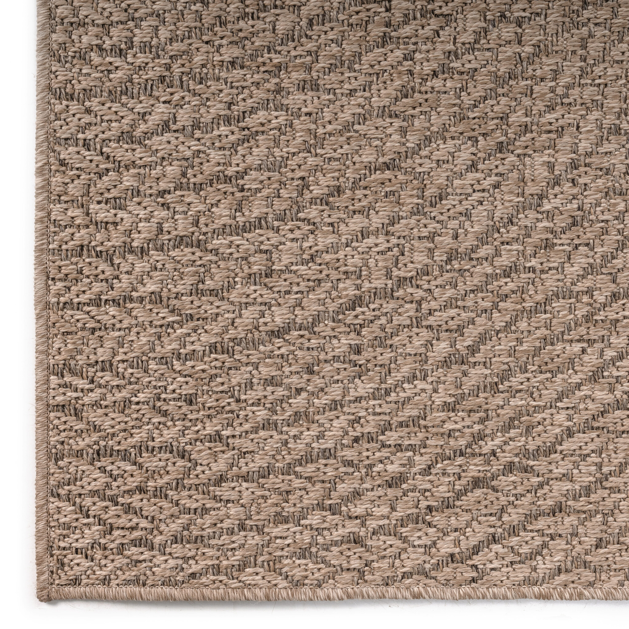 Sahara Japandi Buitenkleed Jute-Look Weerbestendig Vloerkleed Beige