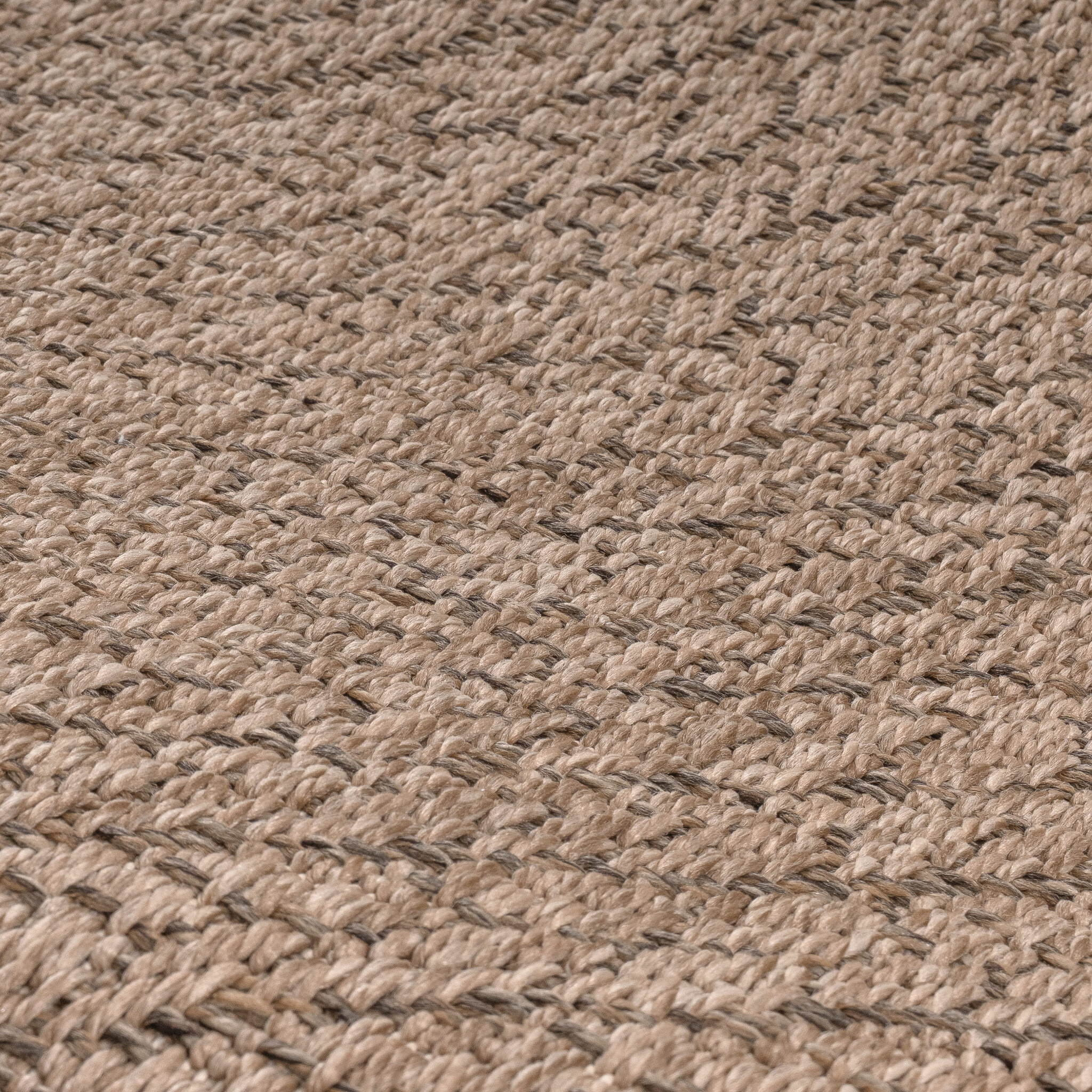 Sahara Japandi Buitenkleed Jute-Look Weerbestendig Vloerkleed Beige
