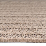 Sahara Japandi Rond Buitenkleed Jute-Look Weerbestendig Vloerkleed Beige