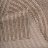 Sahara Japandi Rond Buitenkleed Jute-Look Weerbestendig Vloerkleed Beige
