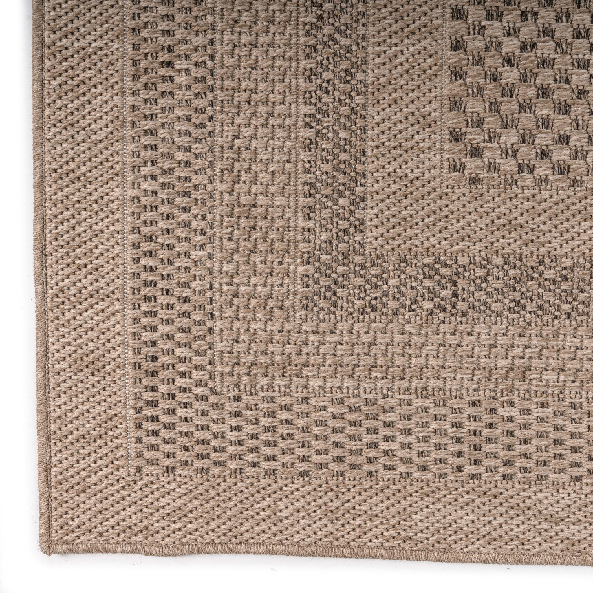 Sahara Buitenkleed Jute-Look Weerbestendig Vloerkleed Beige