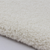Japandi Design Wol Vloerkleed - Effen Creme Beige