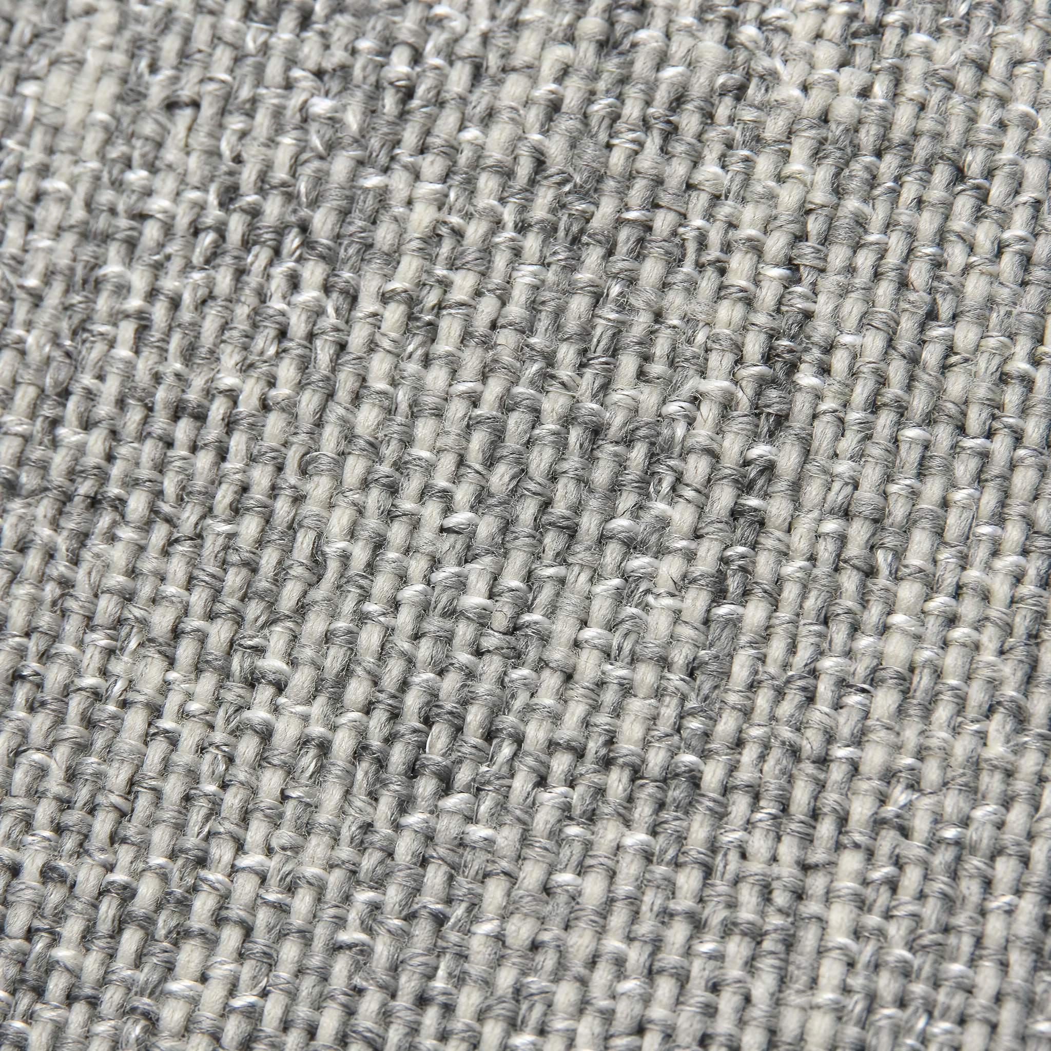 Vloerkleed Flocus Wol Effen Grijs