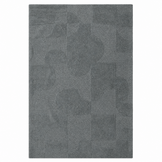 Japandi Design Wol Vloerkleed Grijs