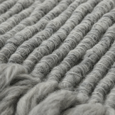 Vloerkleed Smyrna Wol Grijs