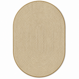 Brussels Buitenkleed Ovaal XL Uni Jute Effen