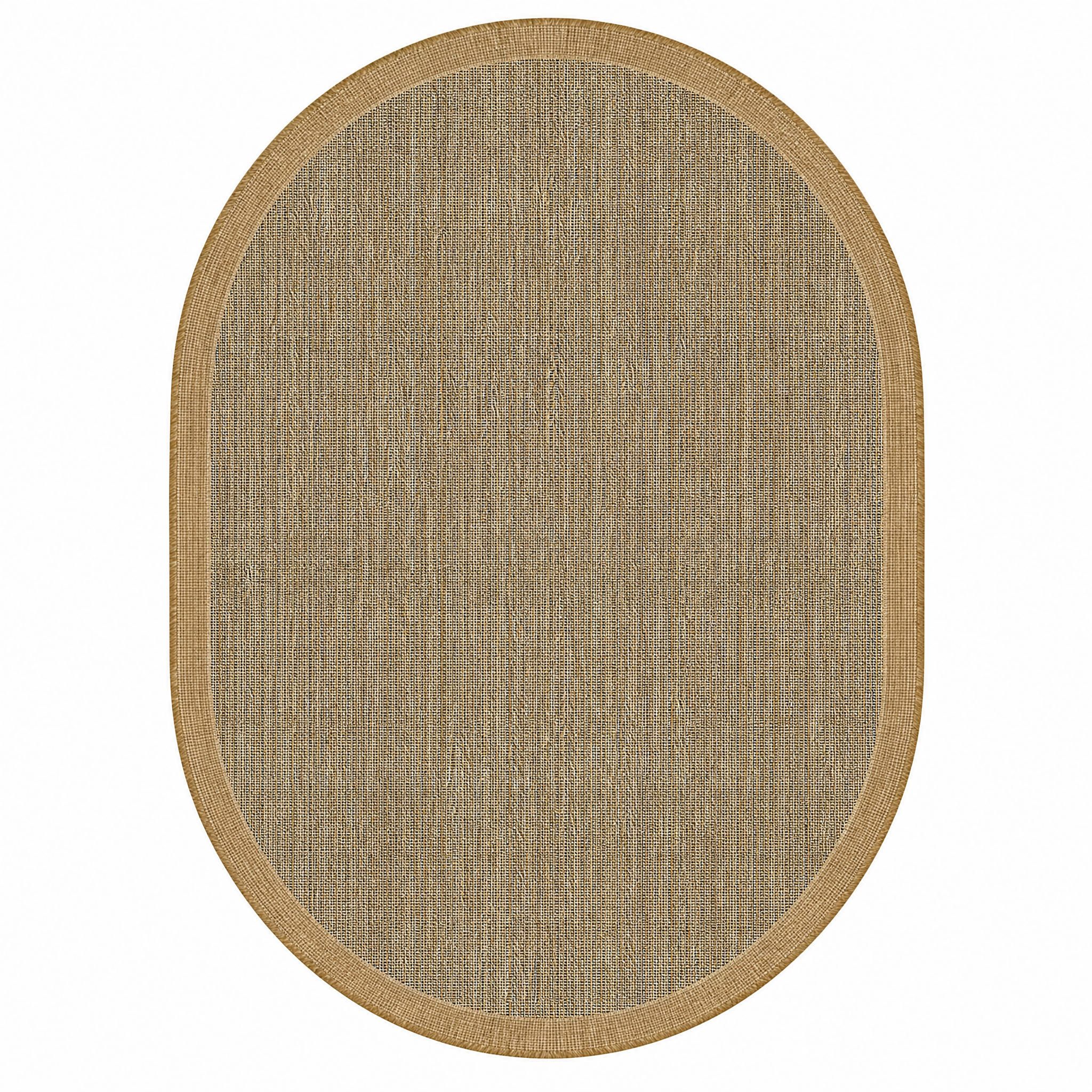 Brussels Buitenkleed Ovaal XL Uni Jute Effen