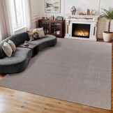 Comfy Premium - Luxe Effen Vloerkleed Wasbaar Uni Beige