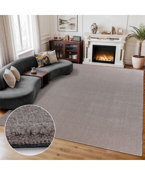 Comfy Premium - Luxe Effen Vloerkleed Wasbaar Uni Beige
