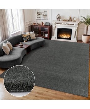 Comfy Premium - Luxe Effen Vloerkleed Wasbaar Uni Groen