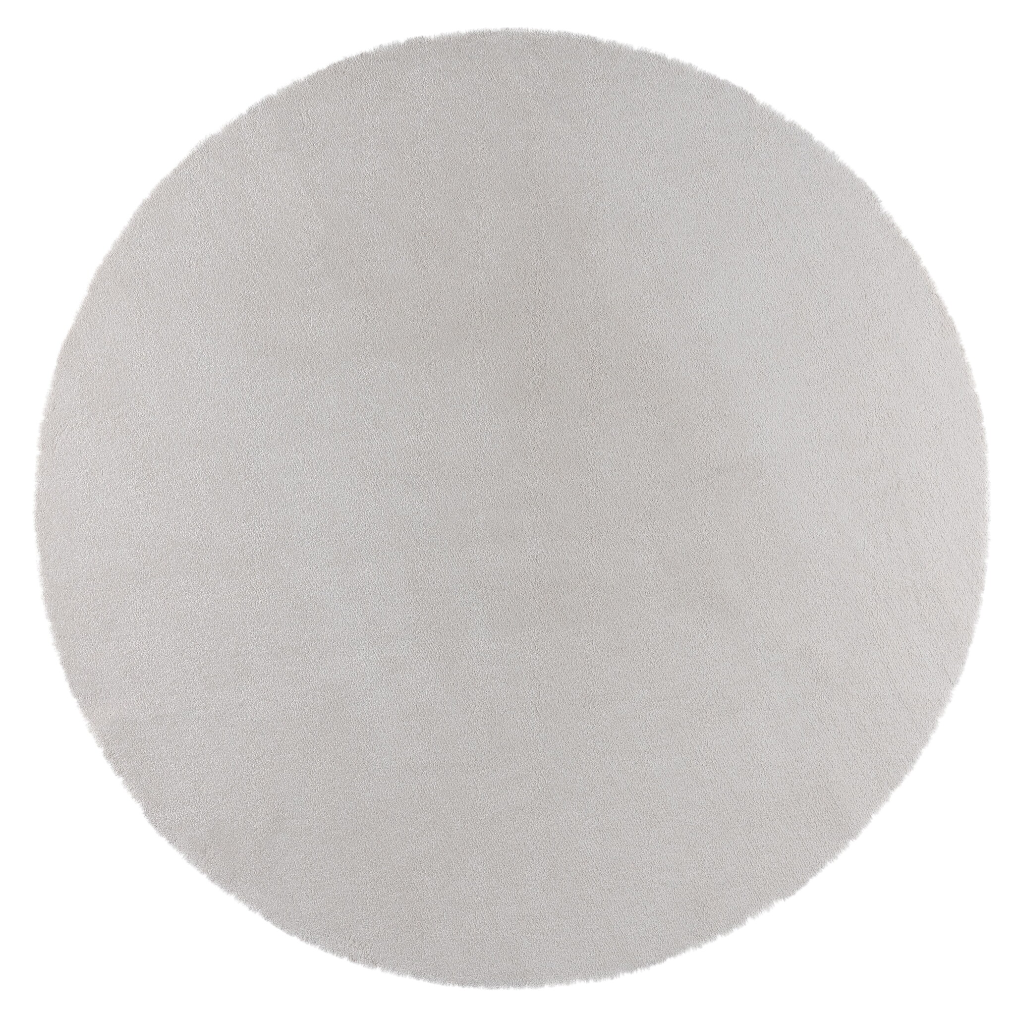 Comfy Premium - Rond Luxe Effen Vloerkleed Wasbaar Uni Creme