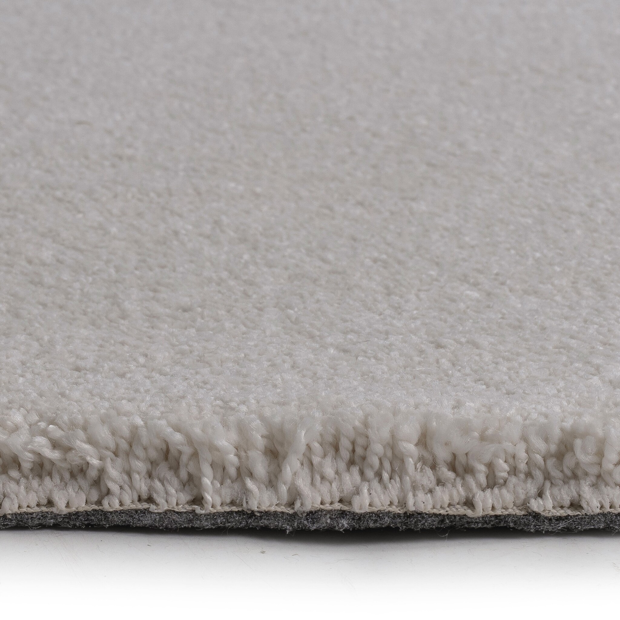 Comfy Premium - Rond Luxe Effen Vloerkleed Wasbaar Uni Creme