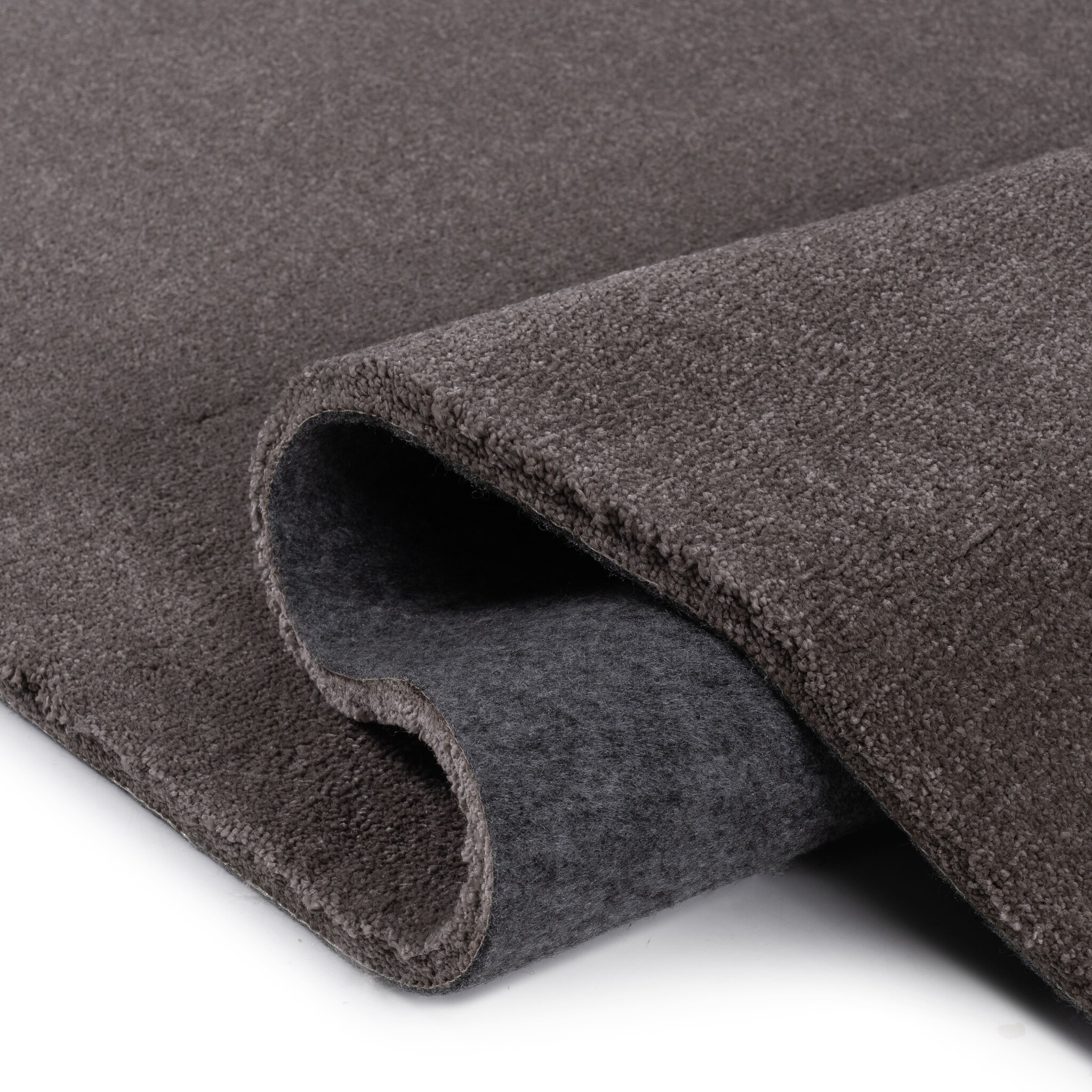 Comfy Premium - Luxe Effen Vloerkleed Wasbaar Uni Taupe
