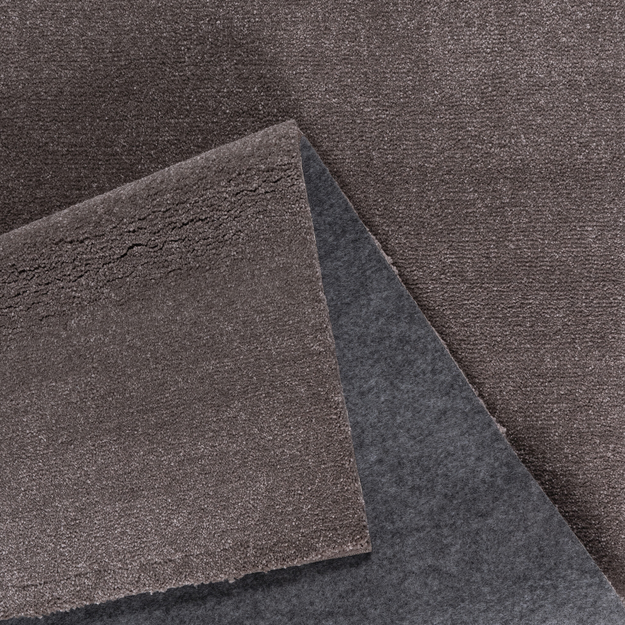 Comfy Premium - Luxe Effen Vloerkleed Wasbaar Uni Taupe