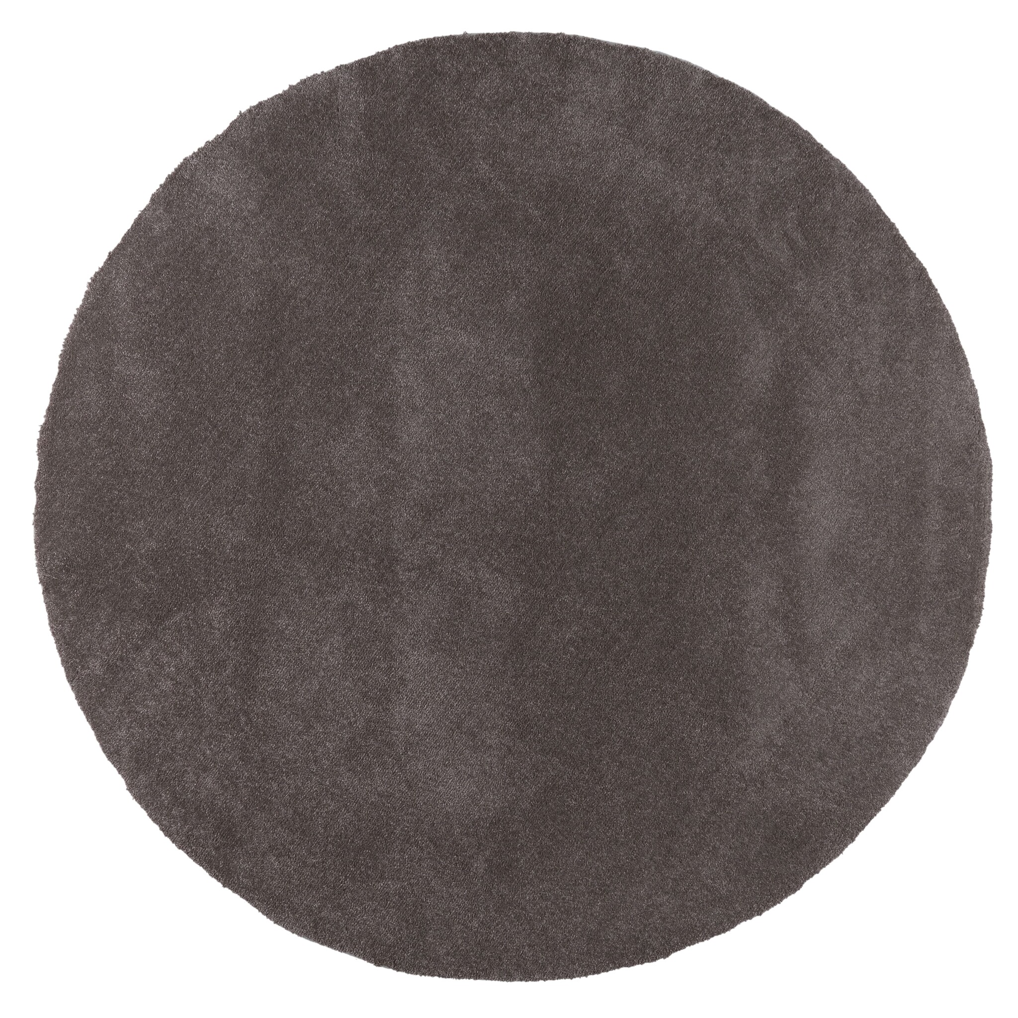 Comfy Premium - Rond Luxe Effen Vloerkleed Wasbaar Uni Taupe