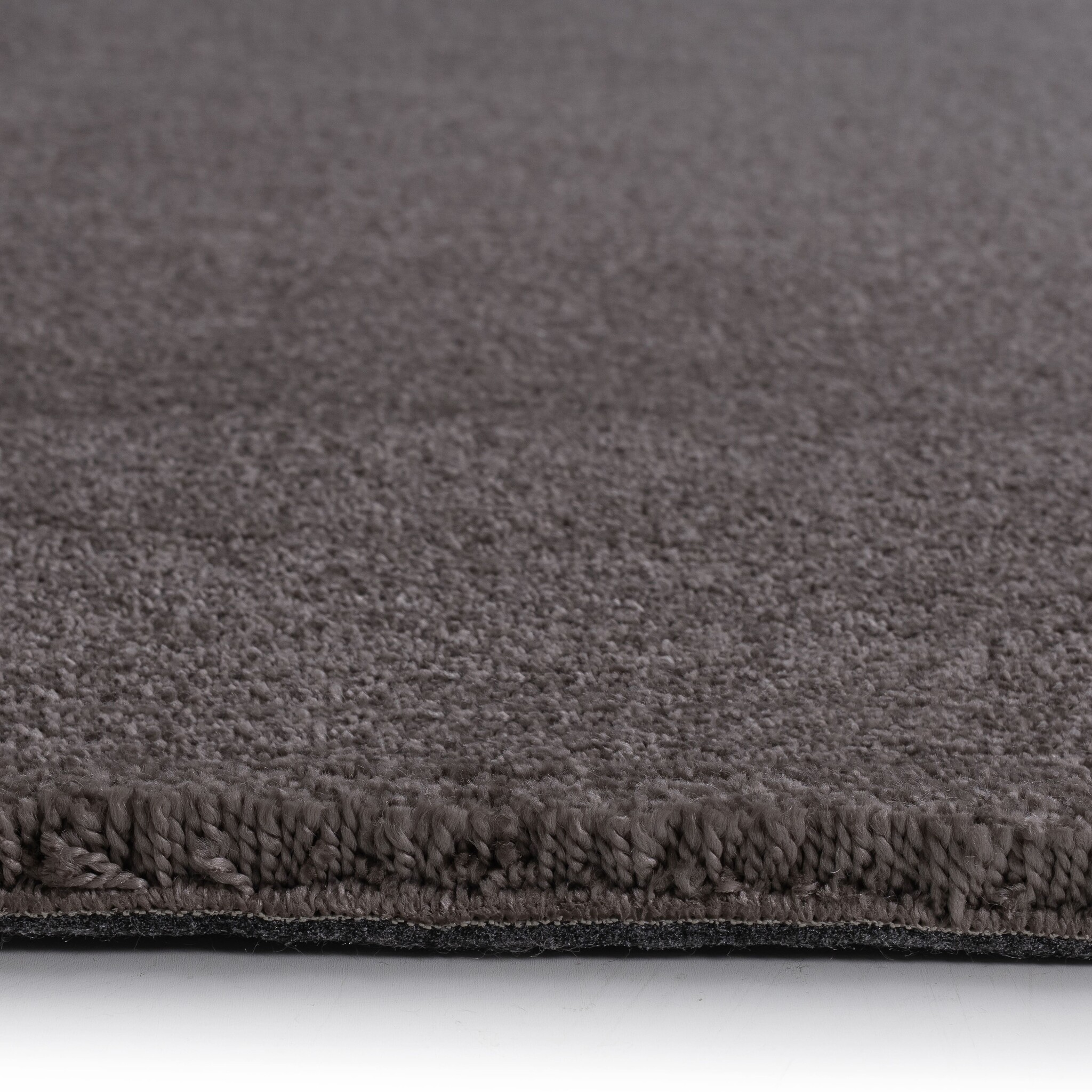 Comfy Premium - Rond Luxe Effen Vloerkleed Wasbaar Uni Taupe